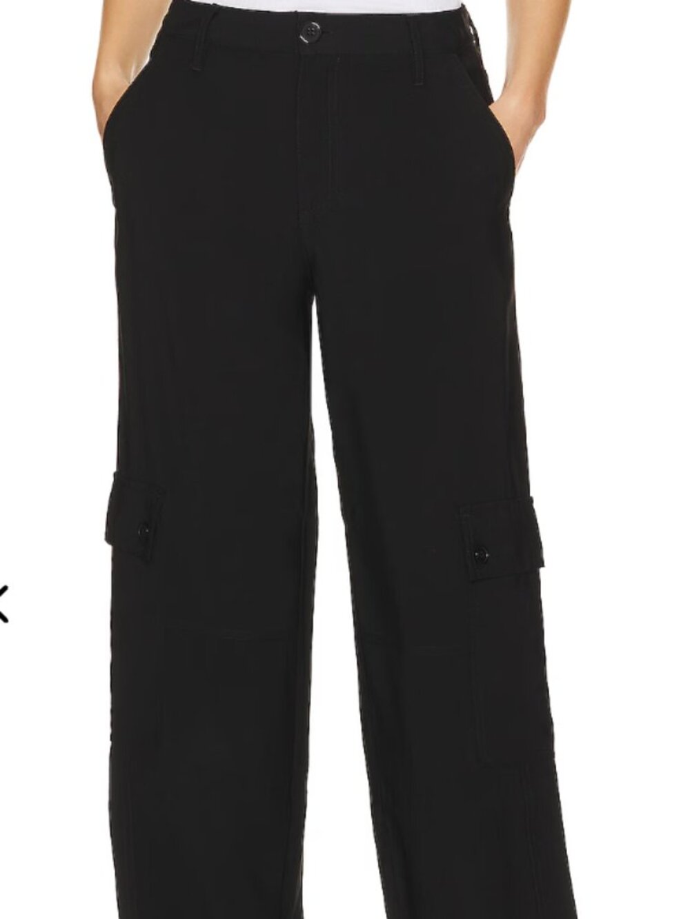 Revolve Sanctuary Harper Cargo Pant (black cargo trousers)